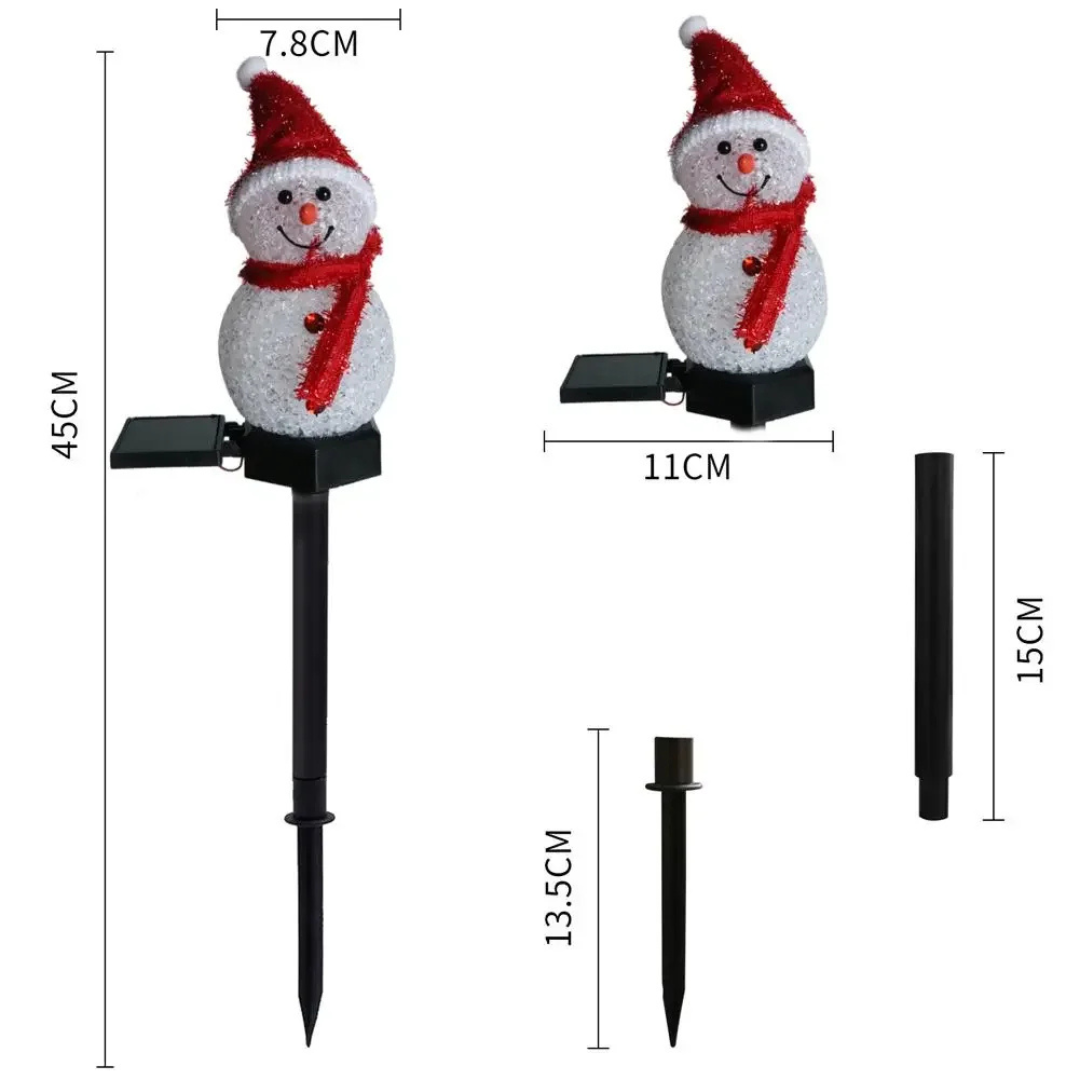 Solarbetriebene Schneemannlampe - SolarSnow | Karnz