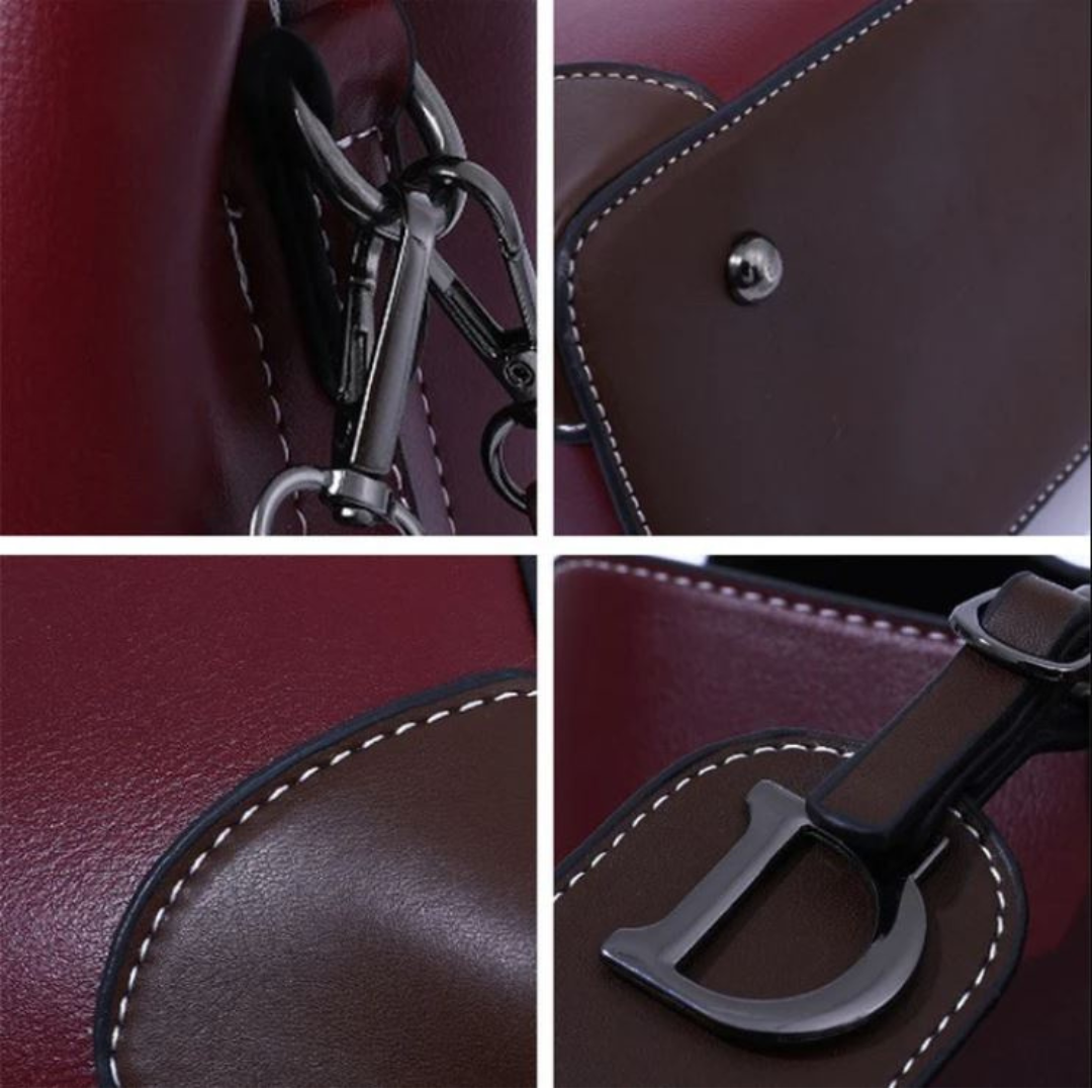 ShoulderBag: Echtes Leder Nische Damen Umhängetasche