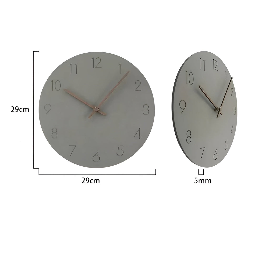 Holz-Wanduhr – Minimalistisches Design für modernes Wohnen | Karnz