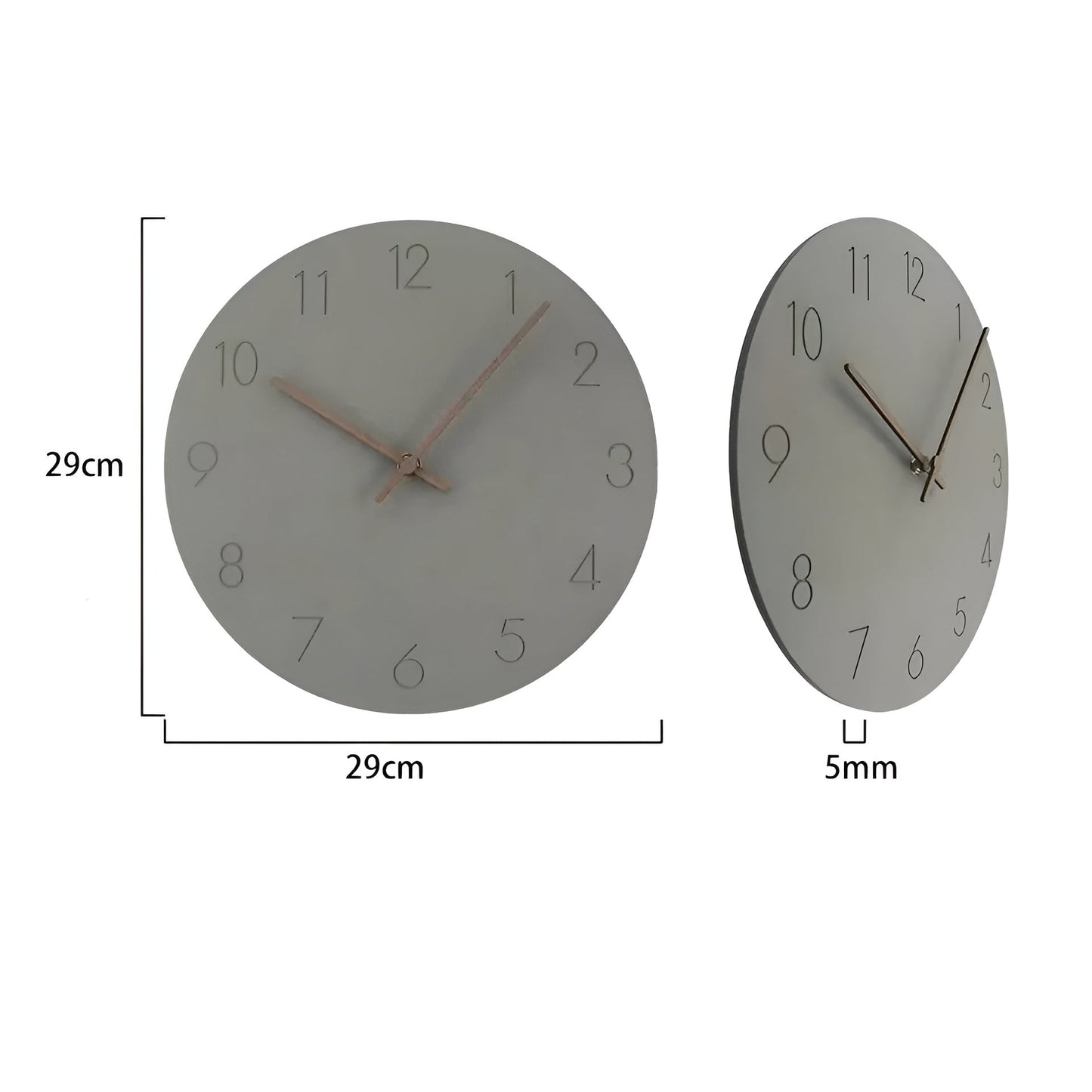 Wanduhr aus Holz – Minimalistisches Design für modernes Wohnen