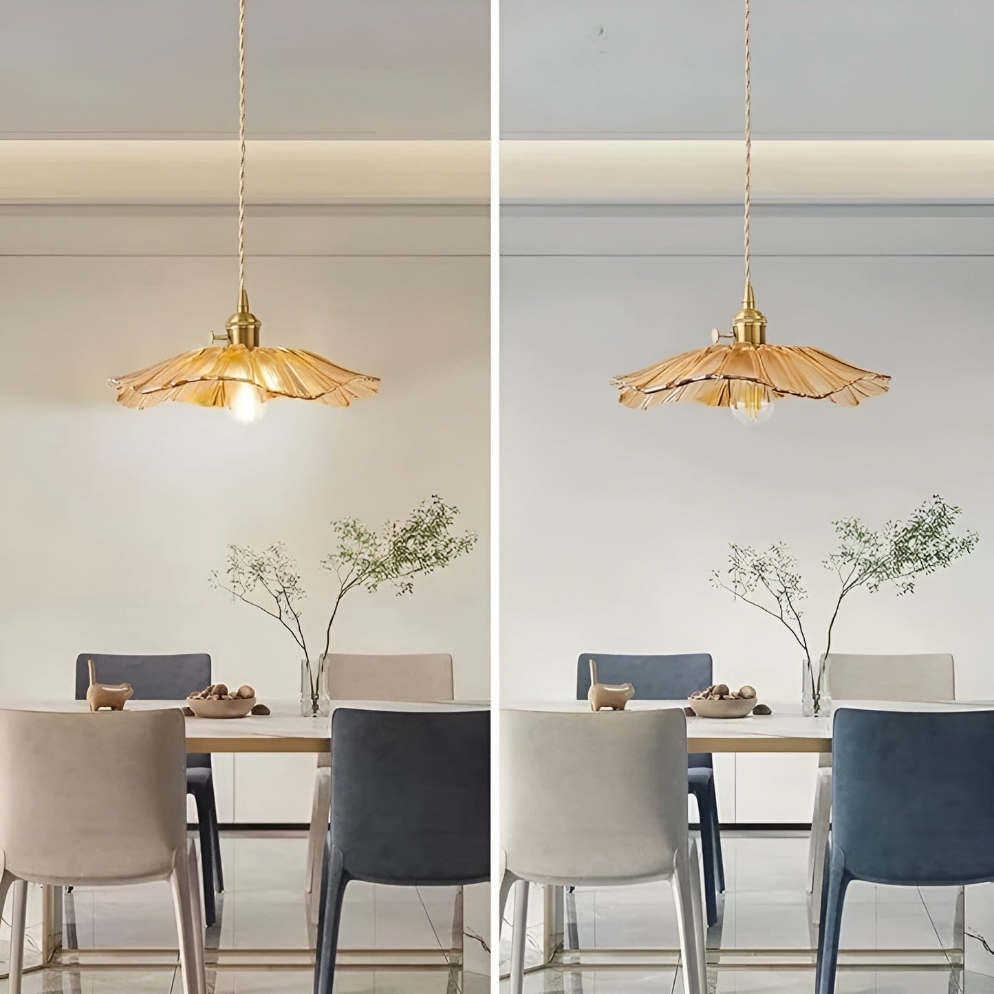 Hängeleuchte mit floralem Motiv – Warmes Licht & stilvolles Design | Für Ihr Zuhause | Karnz