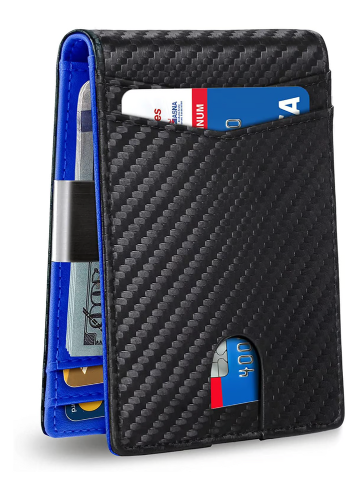 SafeSlim RFID-Geldbörse aus Leder für Herren – Kompakt, dünn und sicher