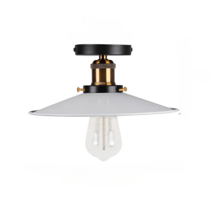 Vintage Deckenleuchte im Industrial Stil, Metall-Lampe für Wohnzimmer oder Schlafzimmer, LED-kompatibel | Karnz
