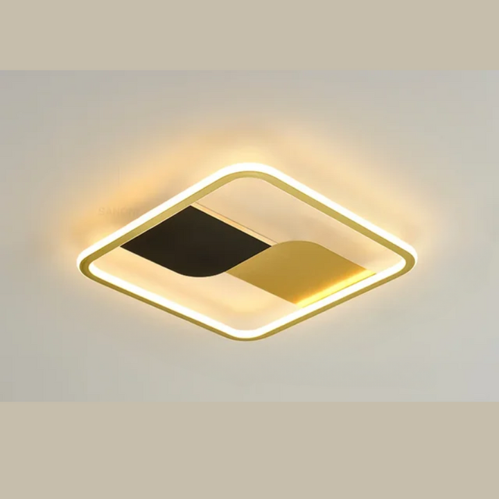 Moderne LED-Deckenleuchte mit rundem Design – Dimmbar für Schlafzimmer und Wohnzimmer | Karnz