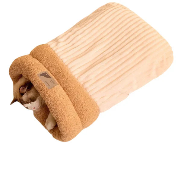 3-Schichten Haustier-Schlafsack für Katzen & kleine Hunde Karnz