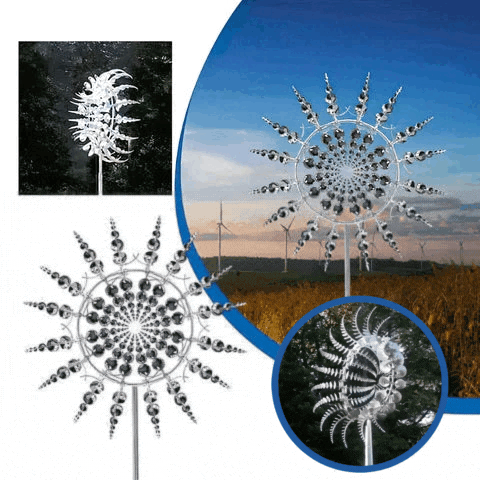 MagicWind kinetischer Windmühle aus Metall | Karnz