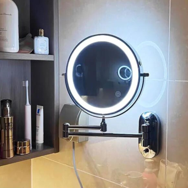 Karnz | Professioneller LED Make-up Spiegel Doppelseitige Ansicht und helles Licht