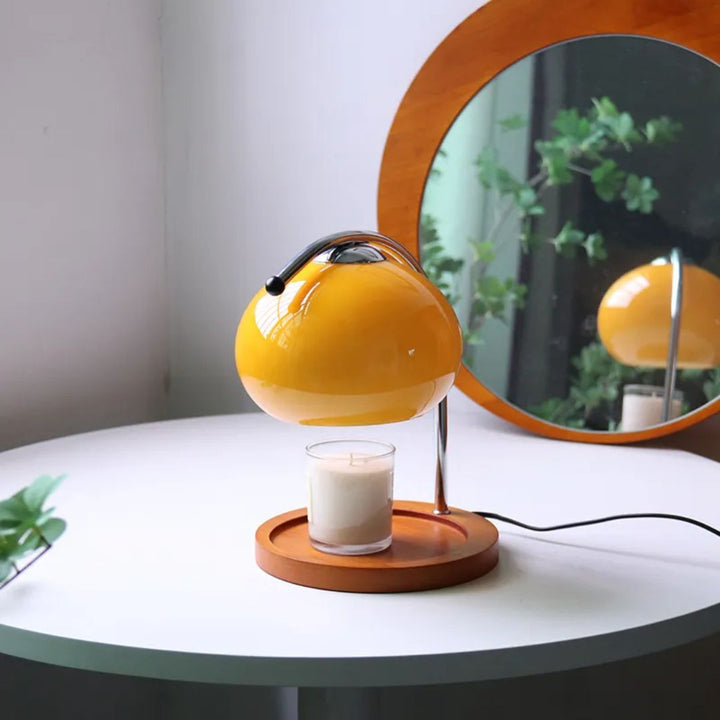 Alyssa Retro Glastischlampe | Karnz