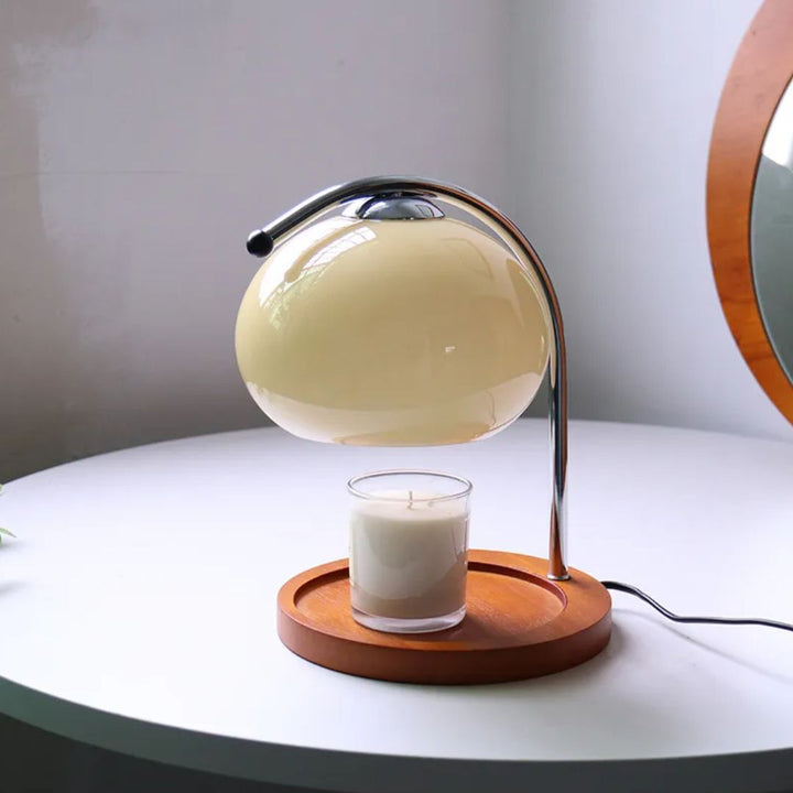 Alyssa Retro Glastischlampe | Karnz