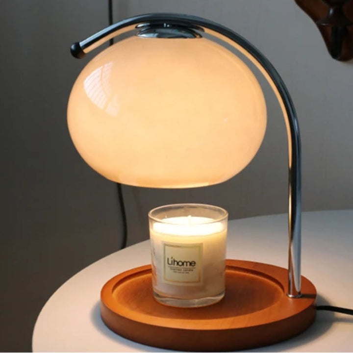 Alyssa Retro Glastischlampe | Karnz