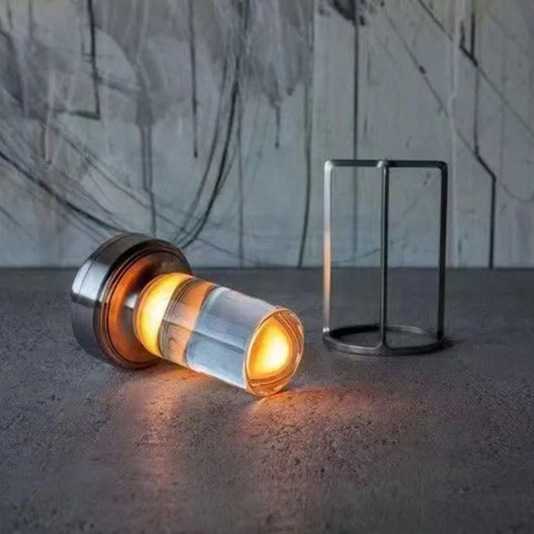 Clary LED Drahtlos Retro Metall Bar Schreibtischlampe | Karnz