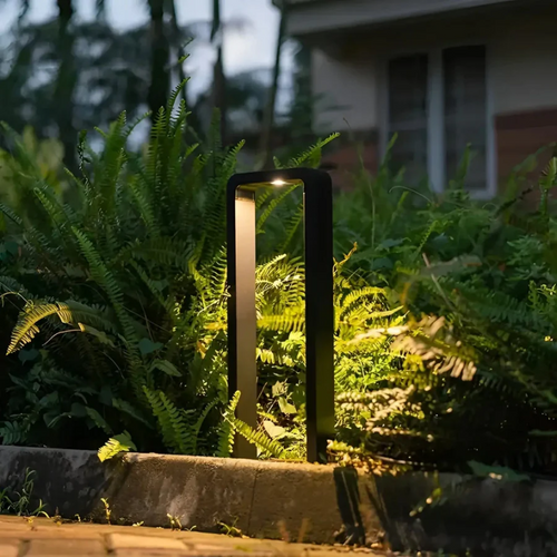 Moderne LED Gartenleuchte aus Aluminium