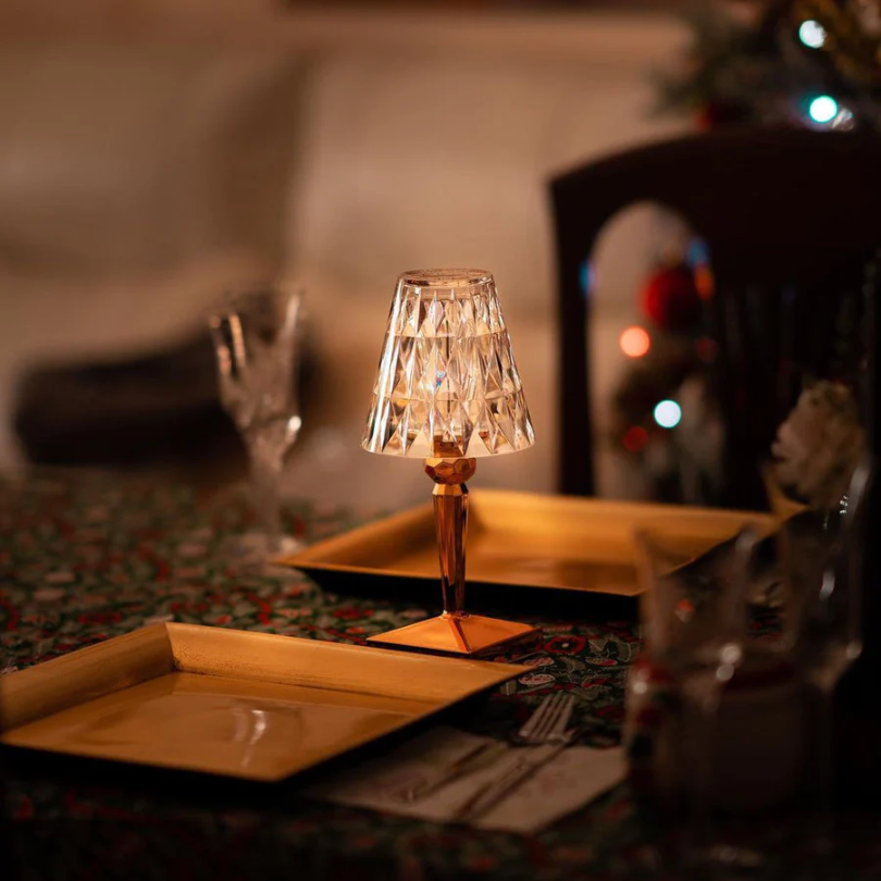 Chic Tischlampe mit Kristall-Design - CrystalLuxe | Karnz
