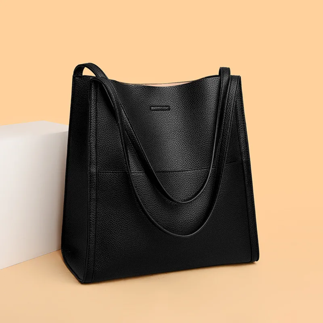 Große Leder-Handtasche mit großzügigem Fassungsvermögen - DailyLux | Karnz