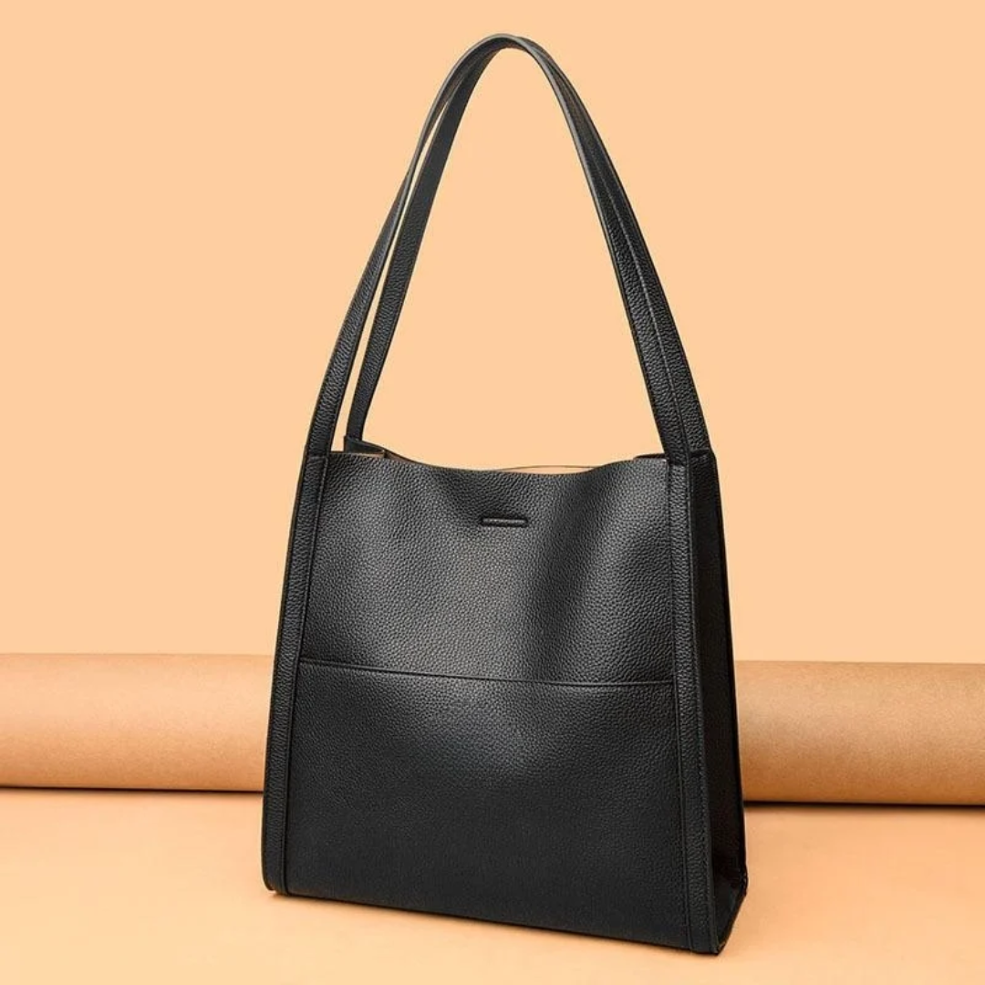 Große Leder-Handtasche mit großzügigem Fassungsvermögen - DailyLux | Karnz