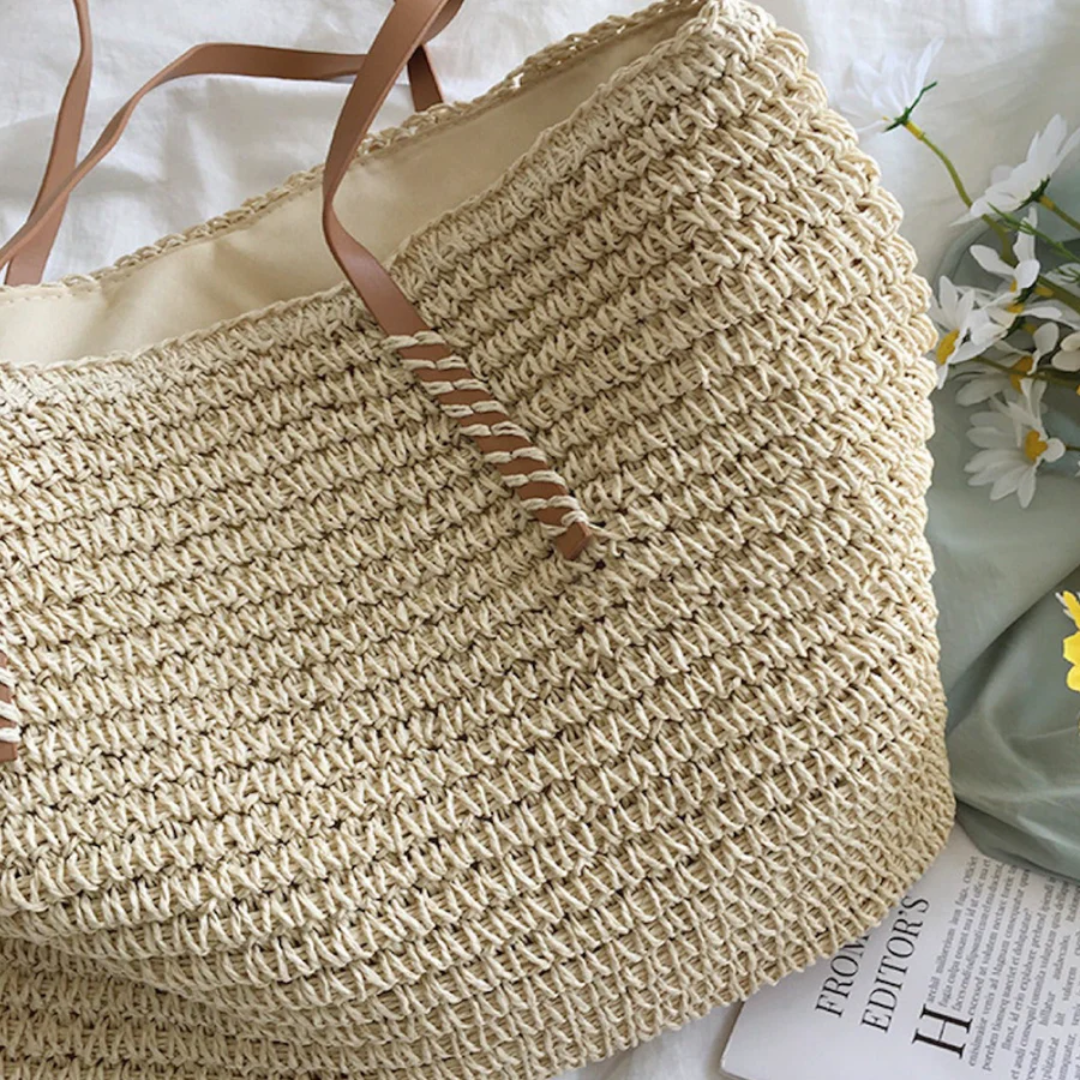 Geräumige Handtasche mit robustem Schultergurt - TerraWoven | Karnz