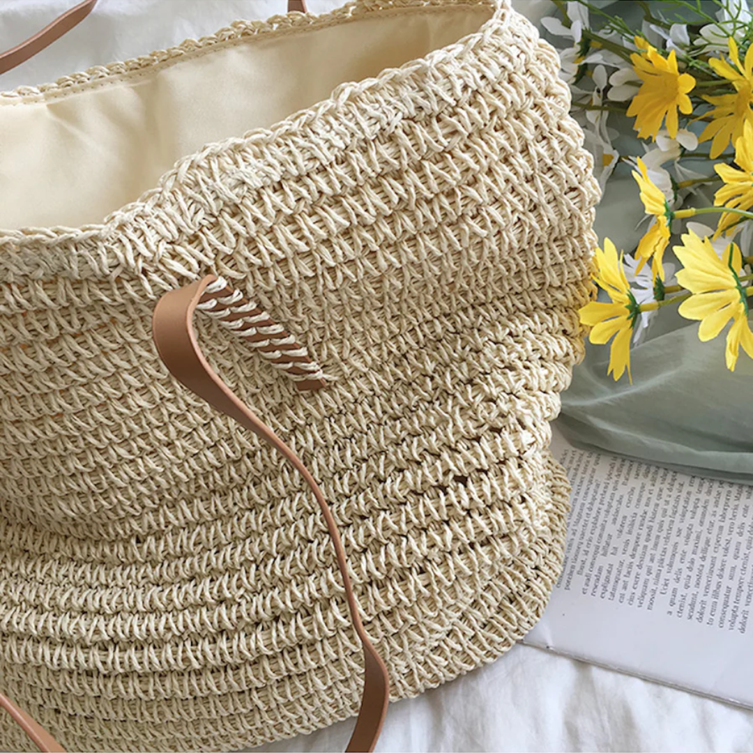 Geräumige Handtasche mit robustem Schultergurt - TerraWoven | Karnz