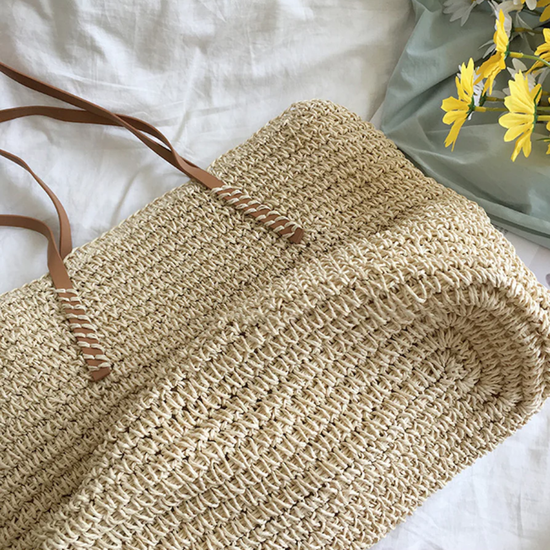 Geräumige Handtasche mit robustem Schultergurt - TerraWoven | Karnz
