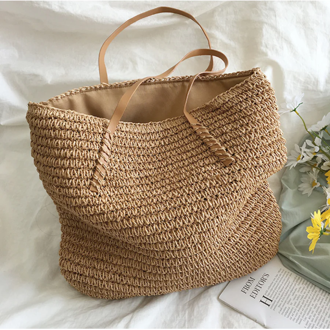 Geräumige Handtasche mit robustem Schultergurt - TerraWoven | Karnz