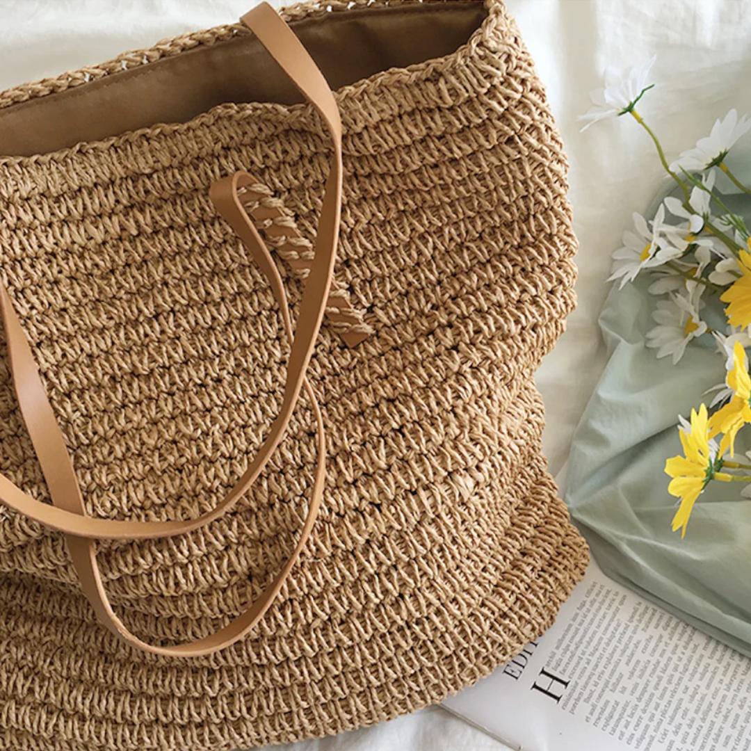 Geräumige Handtasche mit robustem Schultergurt - TerraWoven | Karnz