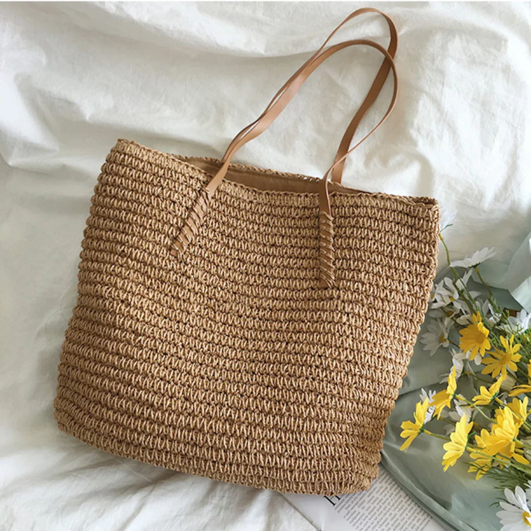 Geräumige Handtasche mit robustem Schultergurt - TerraWoven | Karnz