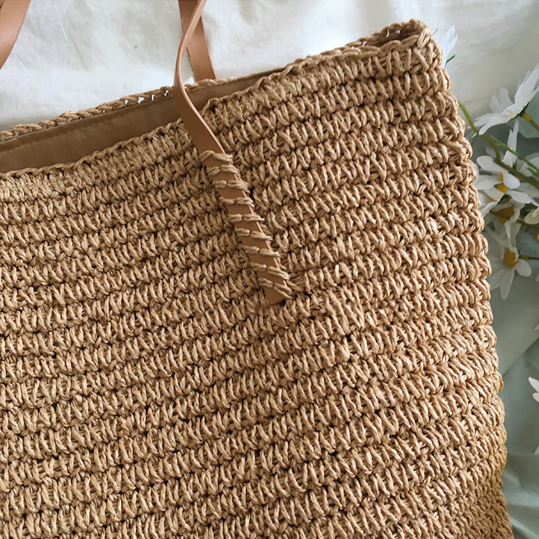 Geräumige Handtasche mit robustem Schultergurt - TerraWoven | Karnz