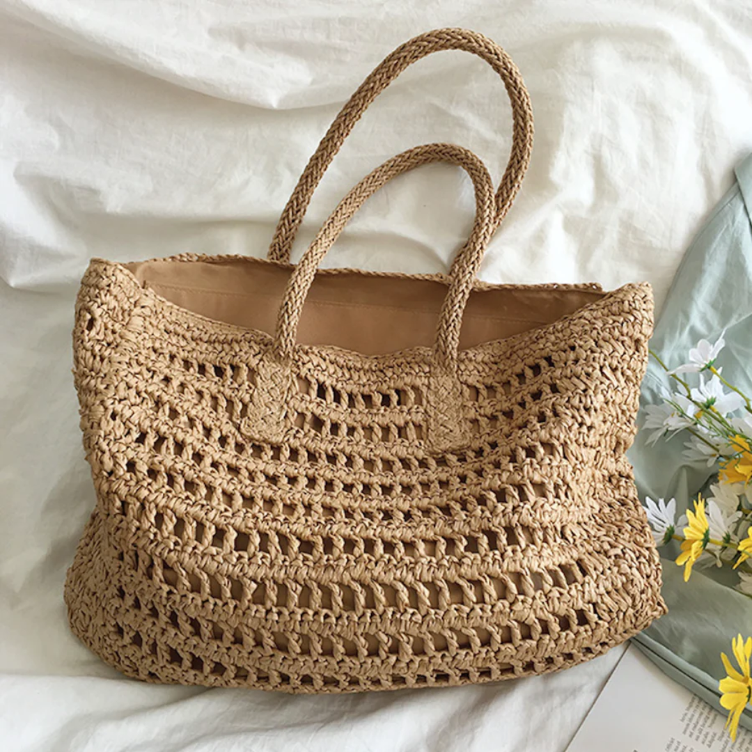 Stylische Gewebte Handtasche für Frauen - BreezeTote | Karnz
