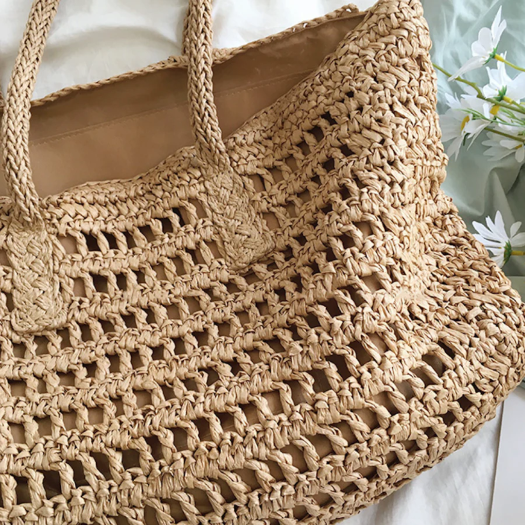 Stylische Gewebte Handtasche für Frauen - BreezeTote | Karnz