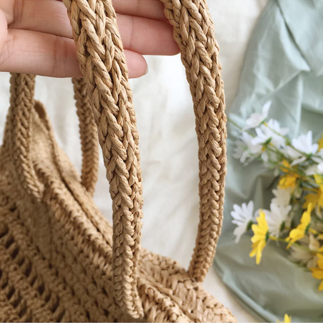 Stylische Gewebte Handtasche für Frauen - BreezeTote | Karnz
