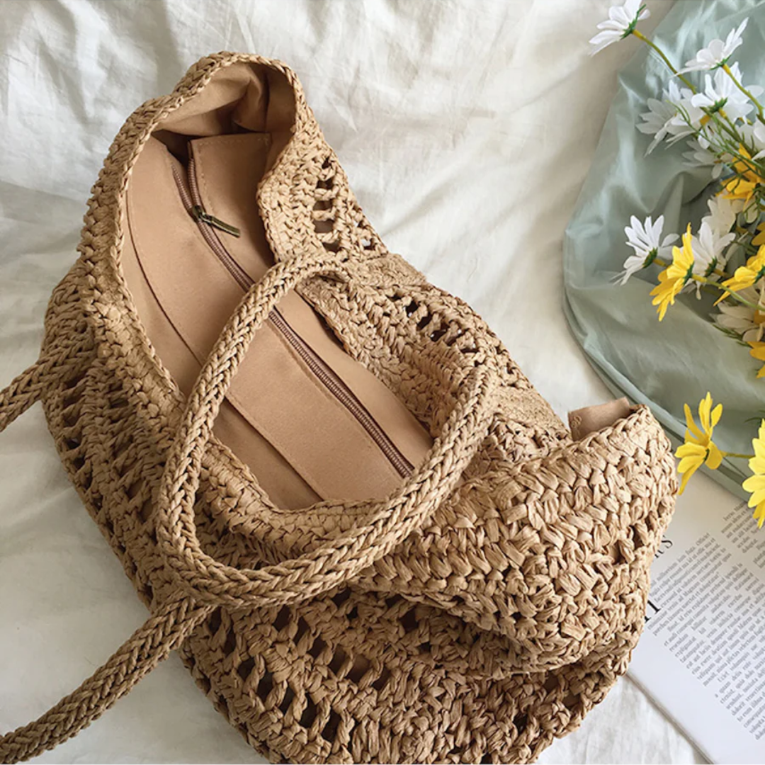 Stylische Gewebte Handtasche für Frauen - BreezeTote | Karnz