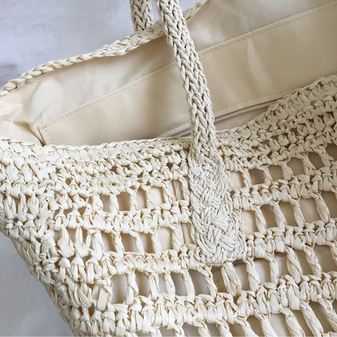 Stylische Gewebte Handtasche für Frauen - BreezeTote | Karnz