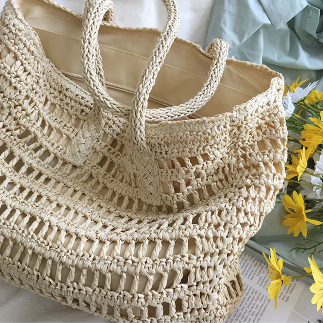 Stylische Gewebte Handtasche für Frauen - BreezeTote | Karnz