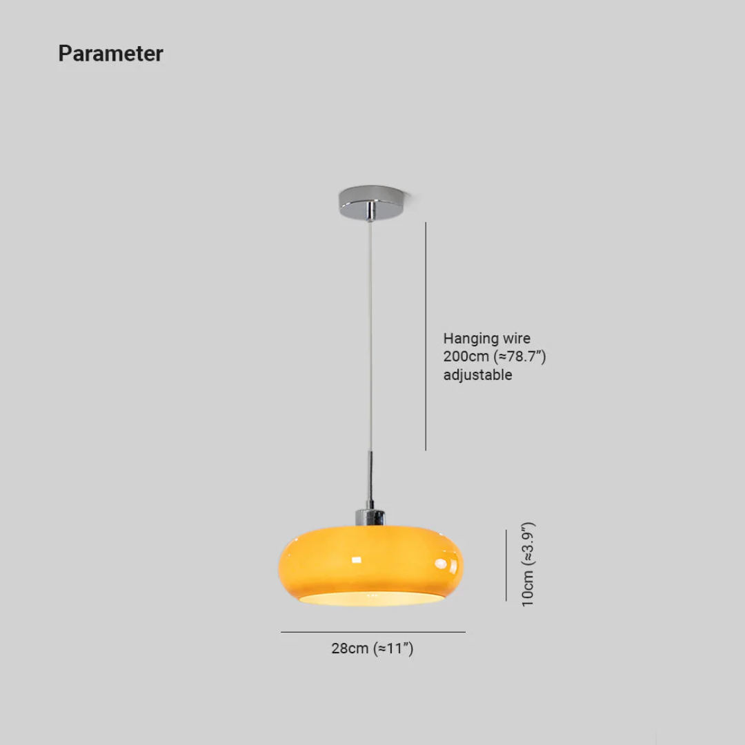 Moderne Runde LED Pendelleuchte - RadianceOrb | Karnz