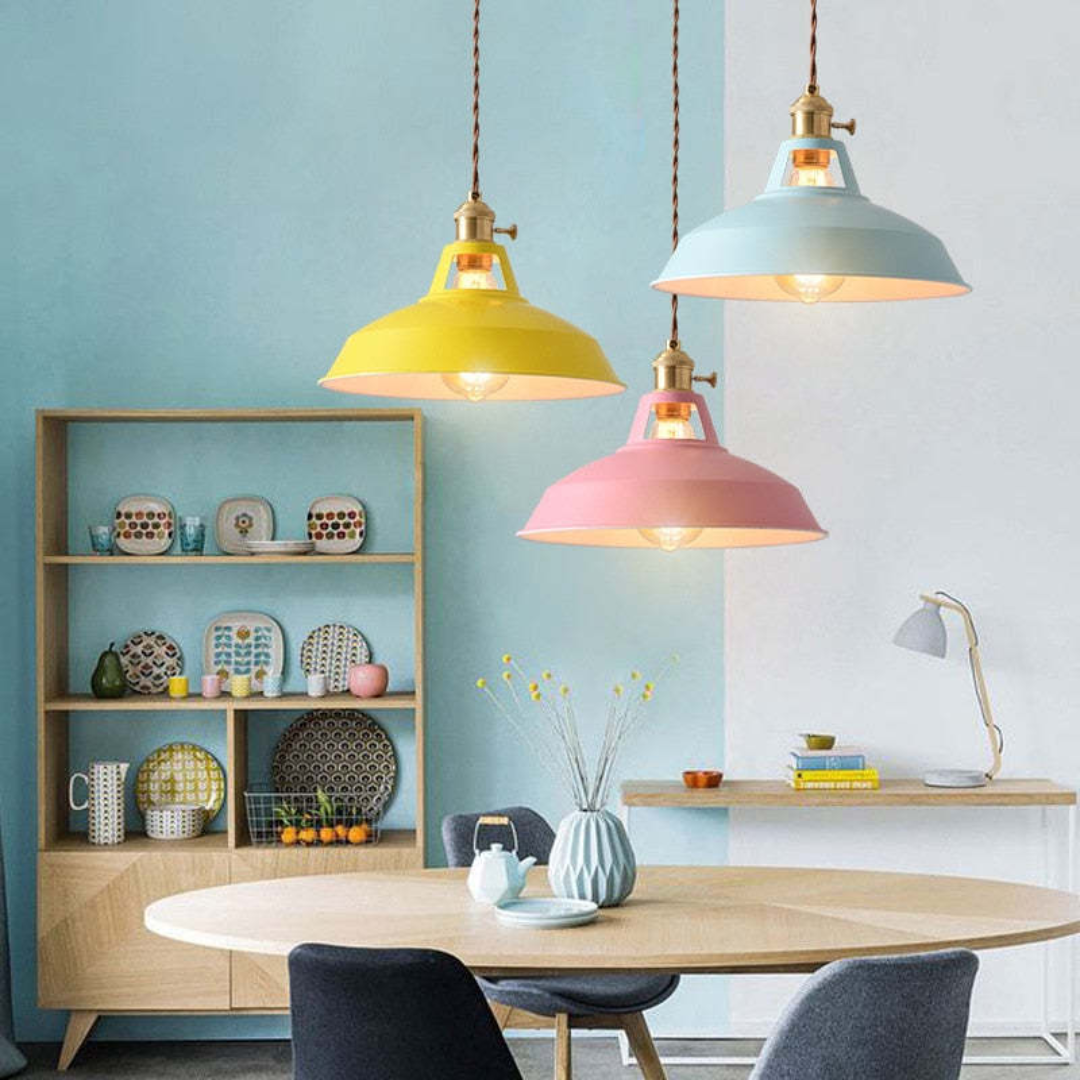 Moderne Farbige LED Pendelleuchte - ChromaLuxe | Karnz