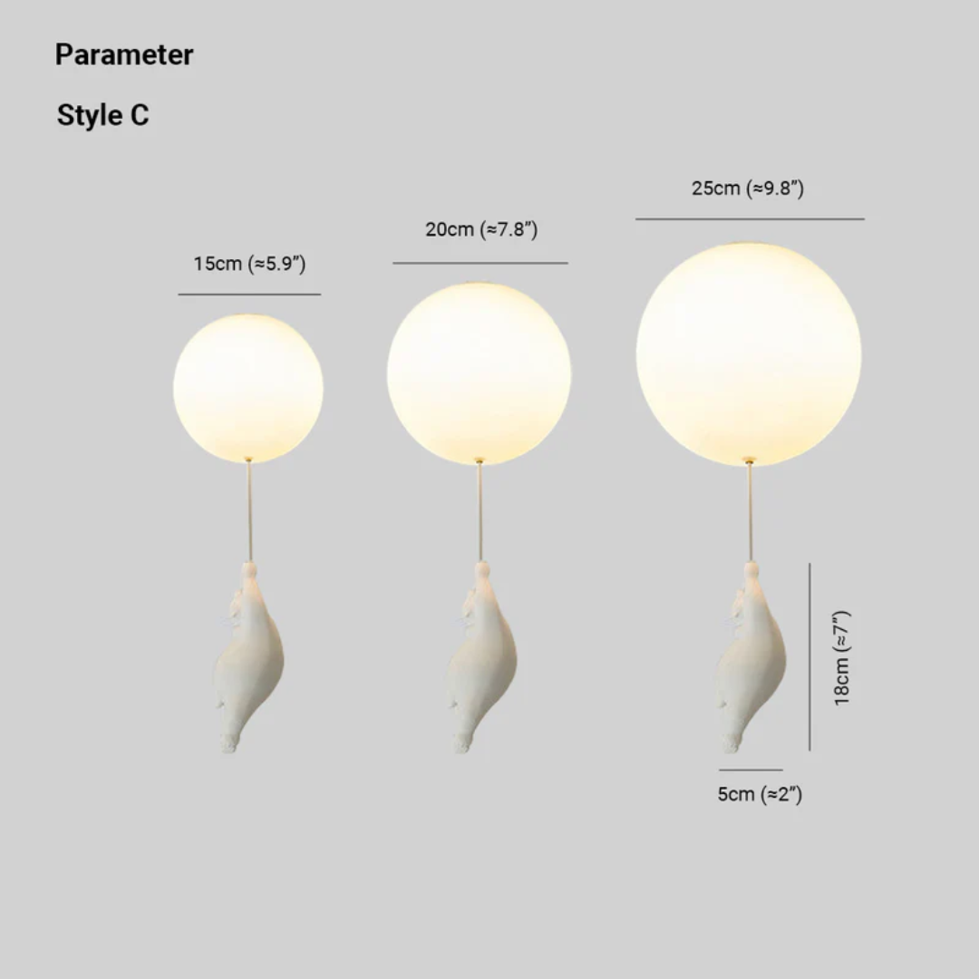 Fateh Deckenlampen Pendelleuchten Bär Ballon | Karnz