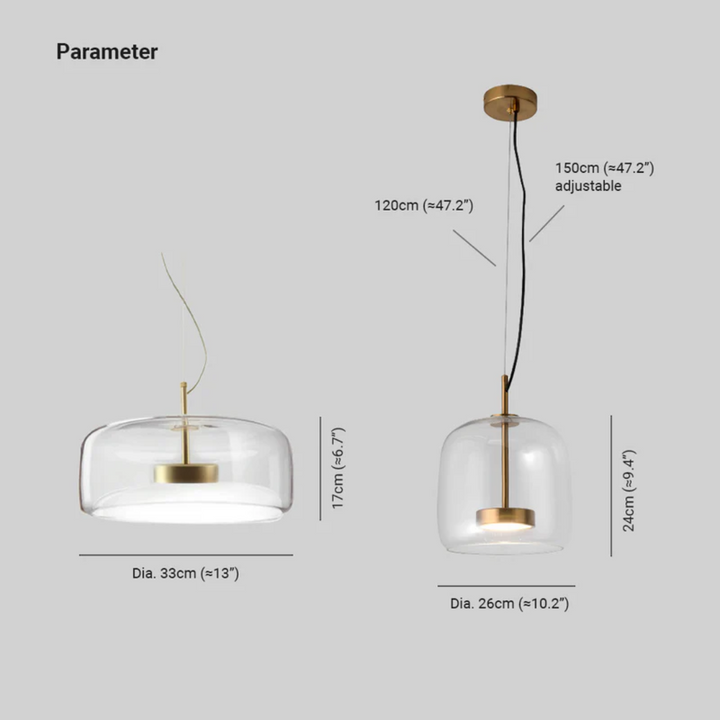 Retro LED Pendelleuchte - VintageGlow | Karnz