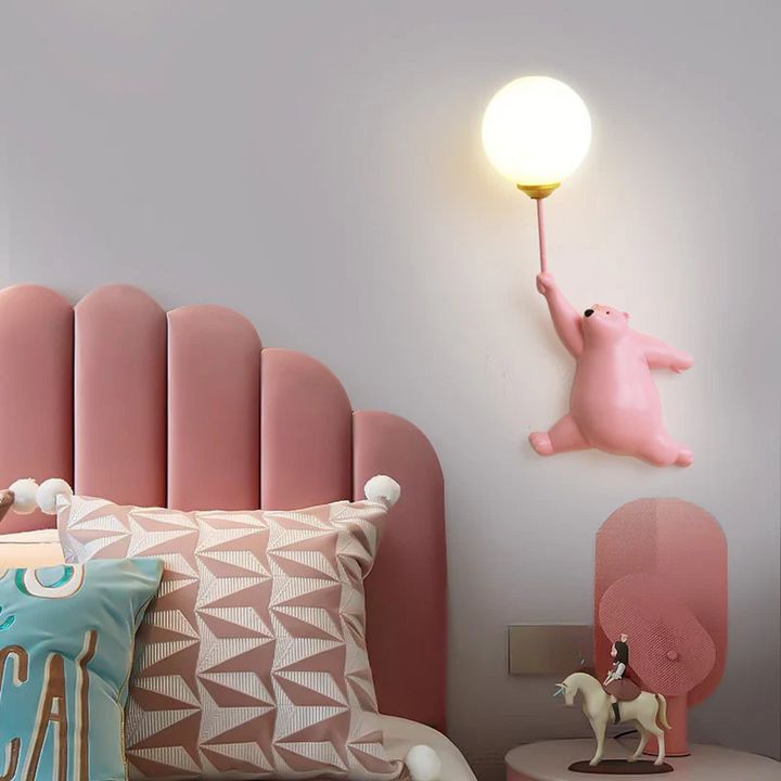 Designer Bär LED-Wandleuchte - TeddyGlow | Karnz