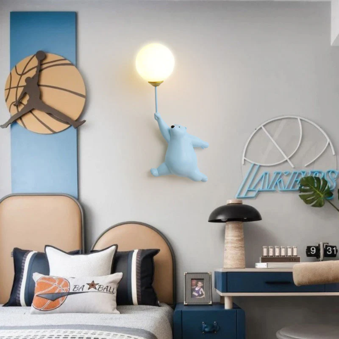 Designer Bär LED-Wandleuchte - TeddyGlow | Karnz