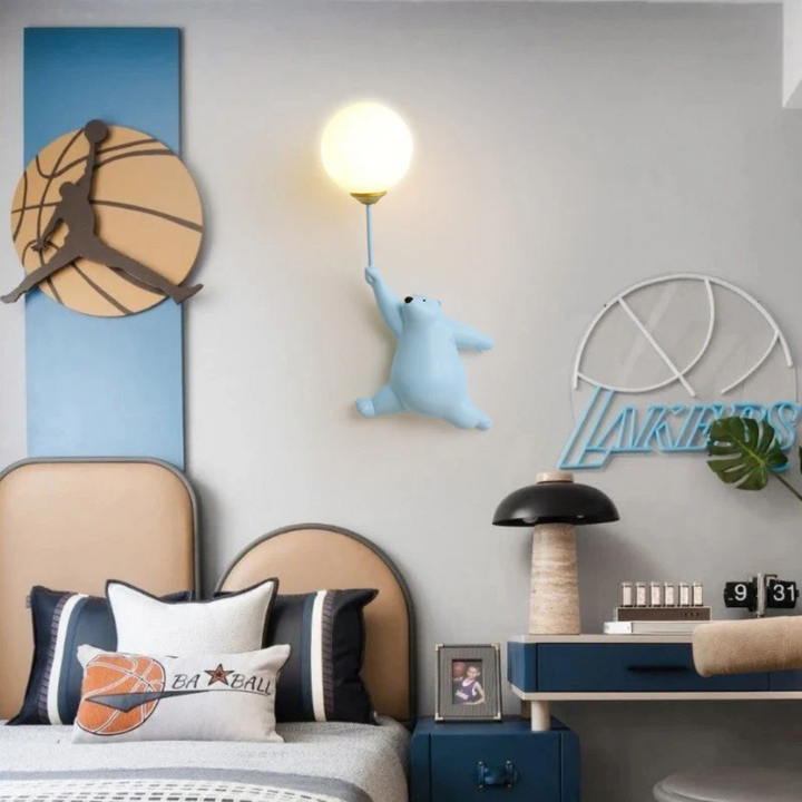 Designer Bär LED-Wandleuchte - TeddyGlow | Karnz