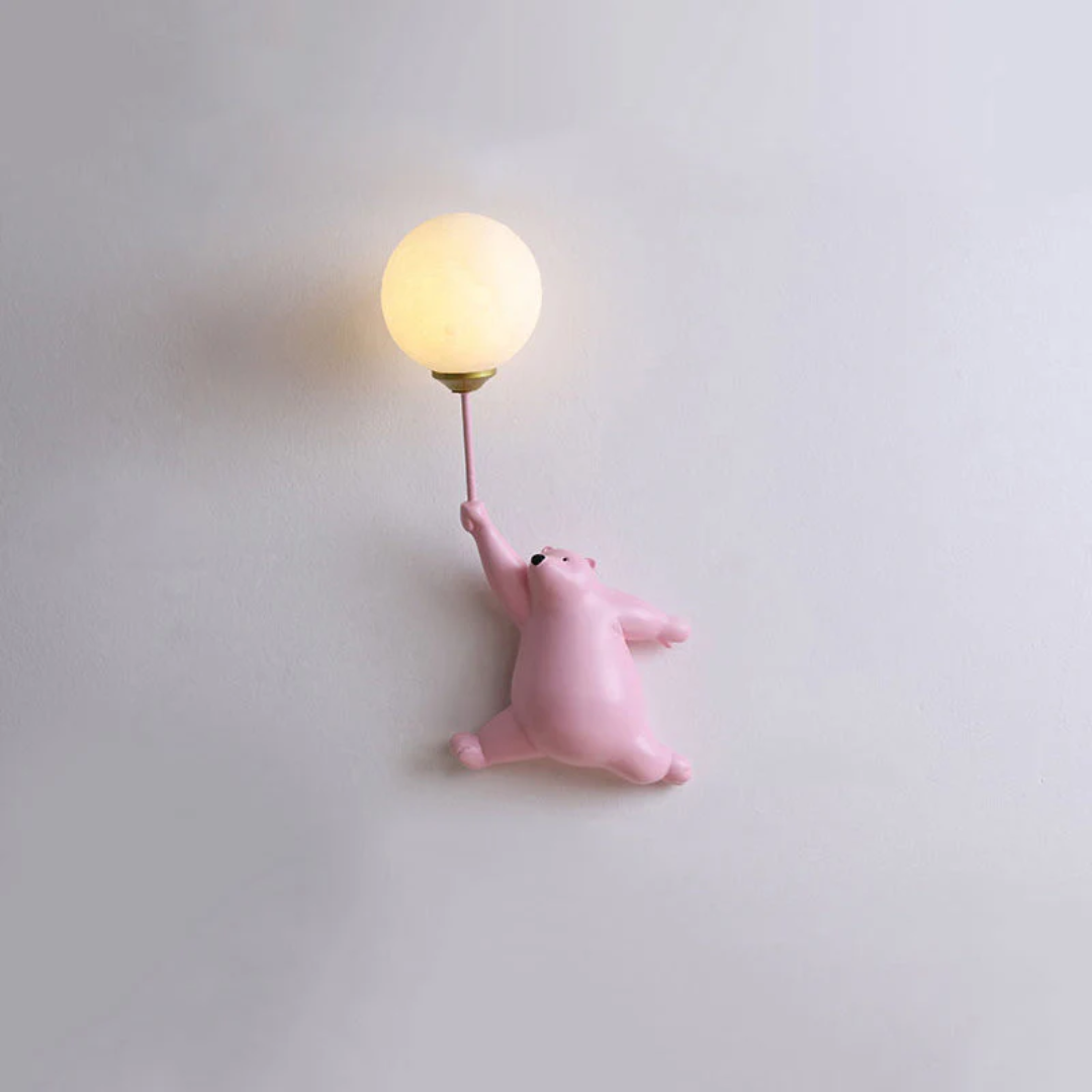 Designer Bär LED-Wandleuchte - TeddyGlow | Karnz