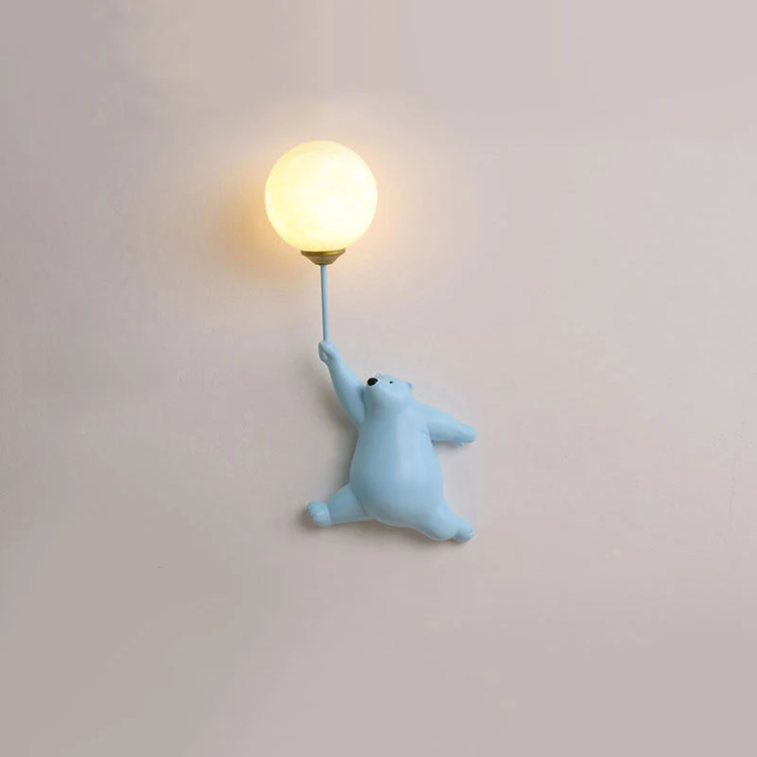 Designer Bär LED-Wandleuchte - TeddyGlow | Karnz