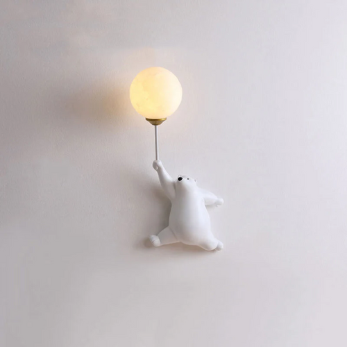 Designer Bär LED-Wandleuchte - TeddyGlow | Karnz