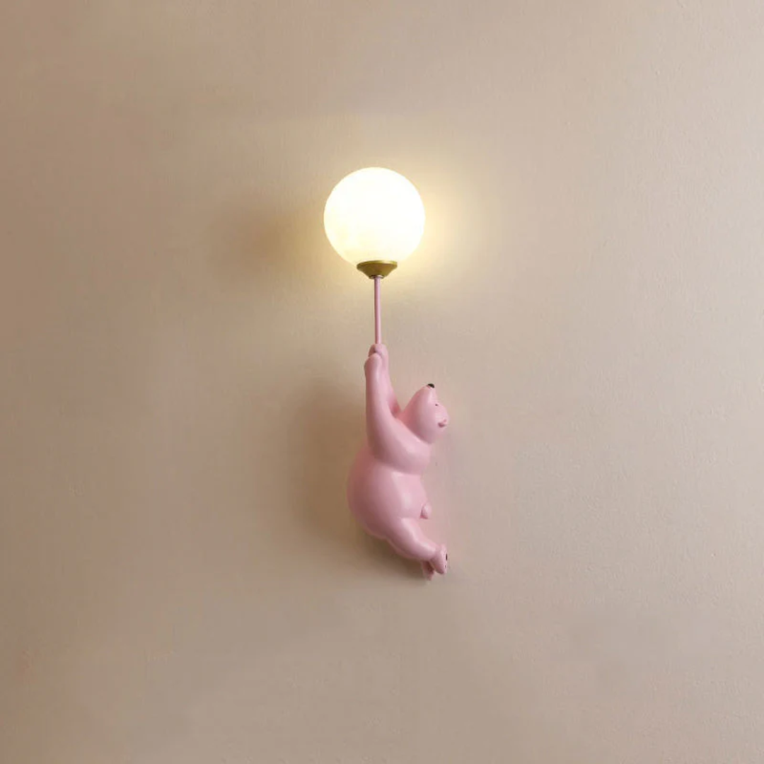 Designer Bär LED-Wandleuchte - TeddyGlow | Karnz