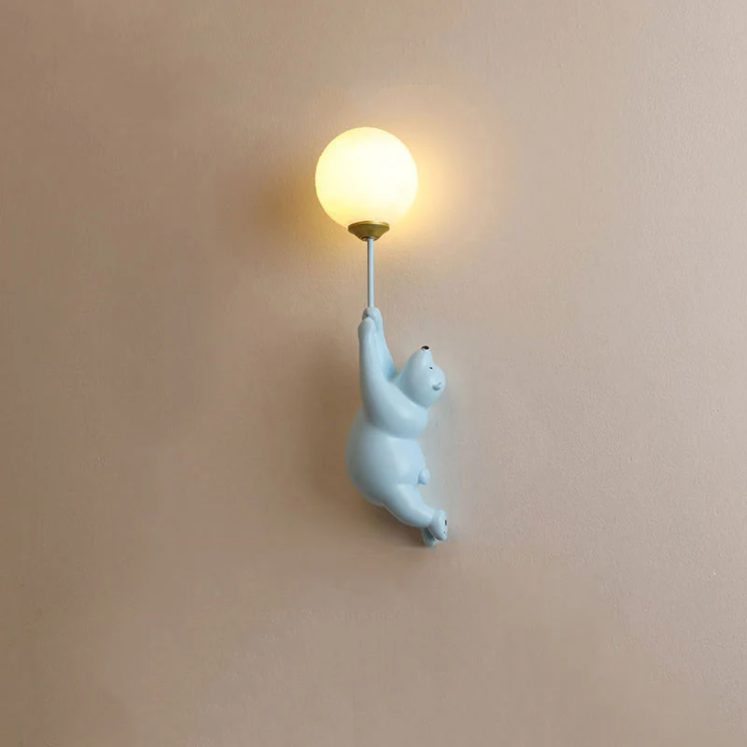 Designer Bär LED-Wandleuchte - TeddyGlow | Karnz
