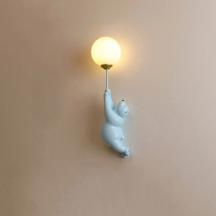 Designer Bär LED-Wandleuchte - TeddyGlow | Karnz