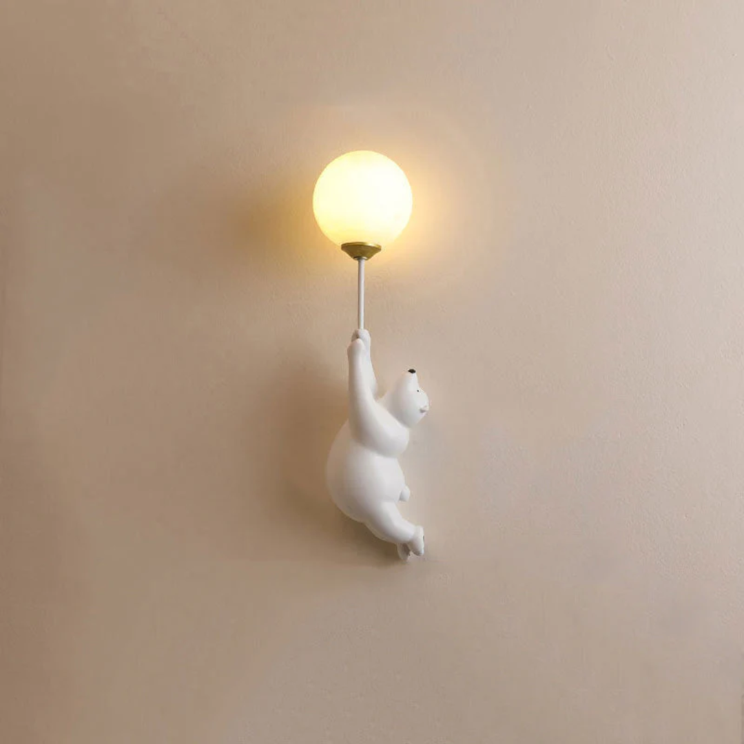 Designer Bär LED-Wandleuchte - TeddyGlow | Karnz