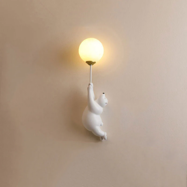 Designer Bär LED-Wandleuchte - TeddyGlow | Karnz