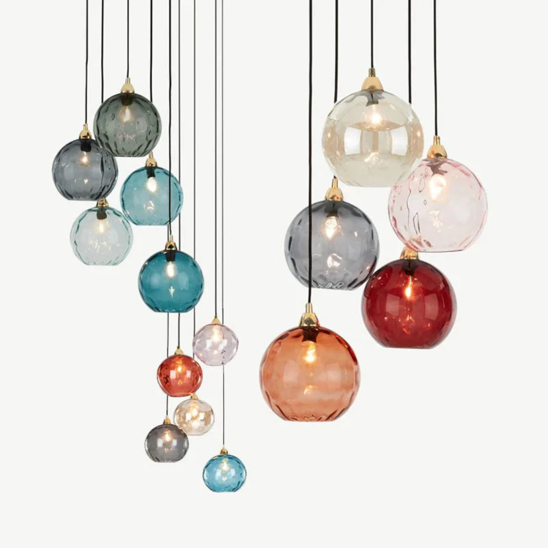 Moderne Cluster Pendelleuchte mit 3 Lichtern - Cascade | Karnz
