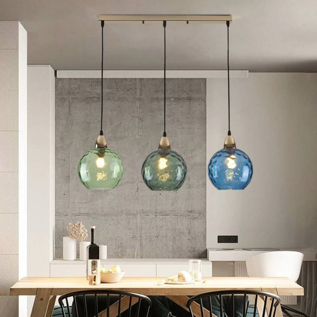 Moderne Cluster Pendelleuchte mit 3 Lichtern - Cascade | Karnz