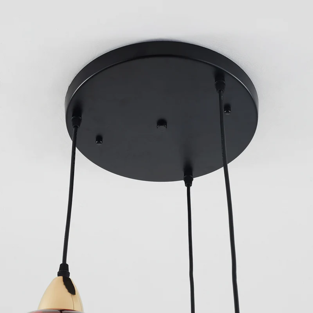 Moderne Cluster Pendelleuchte mit 3 Lichtern - Cascade | Karnz